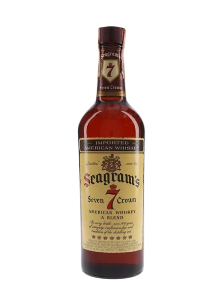 Seagram's 7 Crown Bottled 1970s - Ramazzotti 75cl / 43%