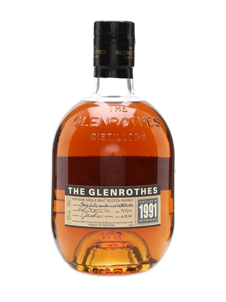 Glenrothes 1991 Bottled 2012 70cl