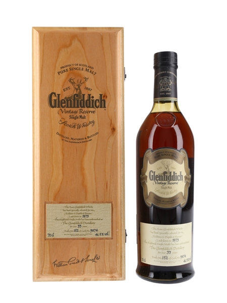 Glenfiddich 1973 33 Year Old Vintage Reserve  70cl / 46.5%