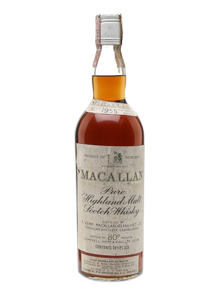 Macallan 1955 Rinaldi Bottled 1970s 75cl / 45.85%