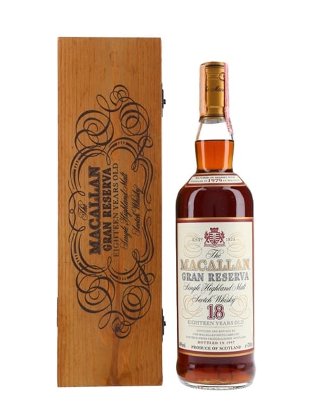 Macallan 1979 18 Year Old Gran Reserva Bottled 1997 70cl / 40%