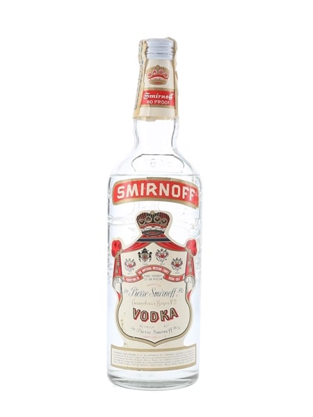 Smirnoff Red Label Bottled 1970s - Cinzano, Spain 75cl / 40%