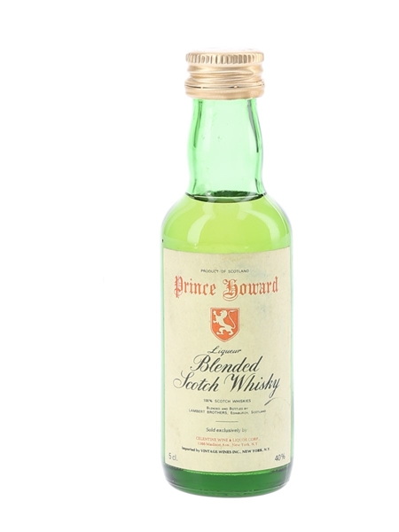 Prince Howard Bottled 1970s-1980s - Lambert Brothers 5cl / 40%