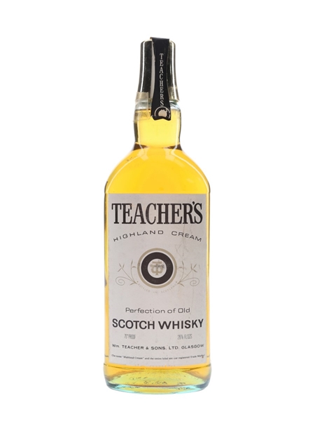 Teacher's Highland Cream Bottled 1970s 75.7cl / 40%