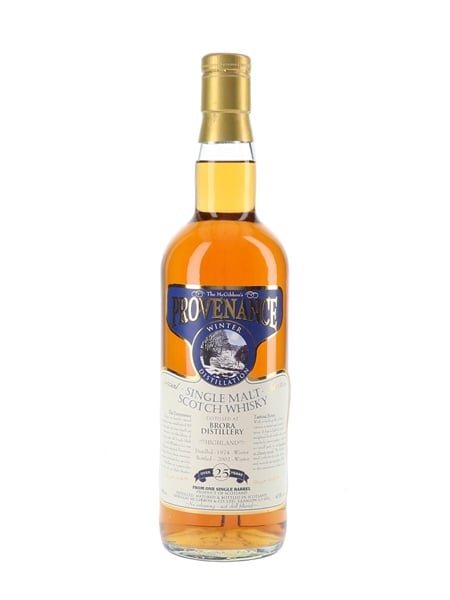 Brora 1974 25 Year Old Provenance Bottled 2002 - Douglas McGibbon's 70cl / 43%