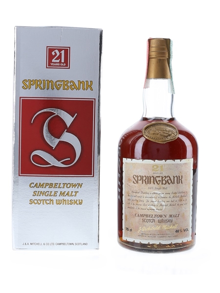 Springbank 21 Year Old Bottled 1980s-1990s 75cl / 46%