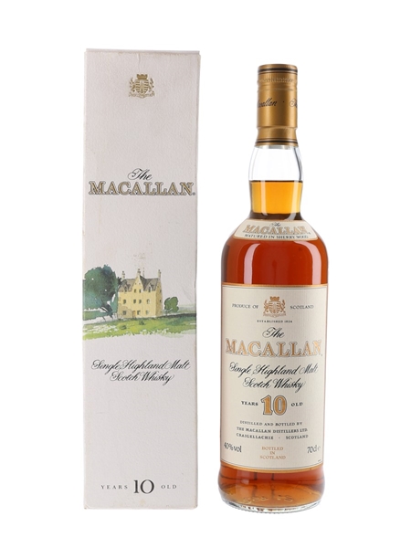 Macallan 10 Year Old Bottled 1990s 70cl / 40%