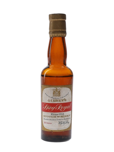 Gilbey's Spey Royal Bottled 1950s - W A Gilbey 5cl / 40%