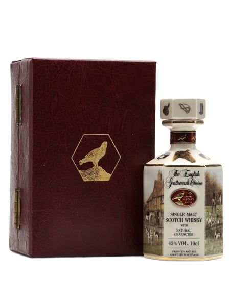 Tomatin 12 Years Old - The English Gentleman Choice Fox Hunting Decanter Miniature / 43%