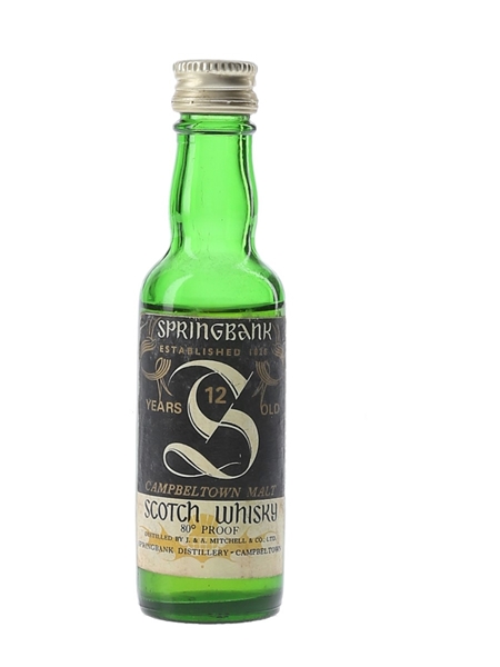 Springbank 12 Year Old Bottled 1970s-1980s 5cl / 40%