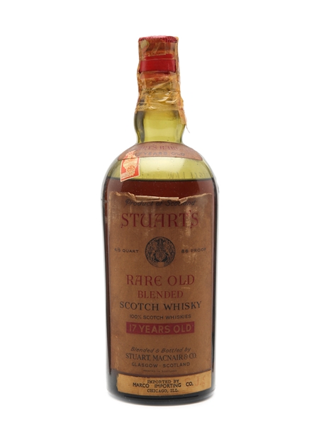 Stuart's 17 Years Old Bottled 1940s 75cl