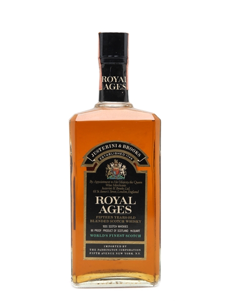 Royal Ages 15 Years Old Bottled 1960s 75cl