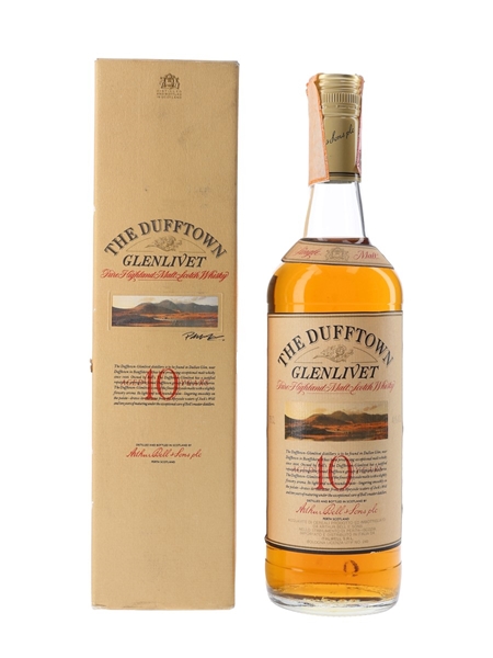 Dufftown Glenlivet 10 Year Old Bottled 1980s 75cl / 40%