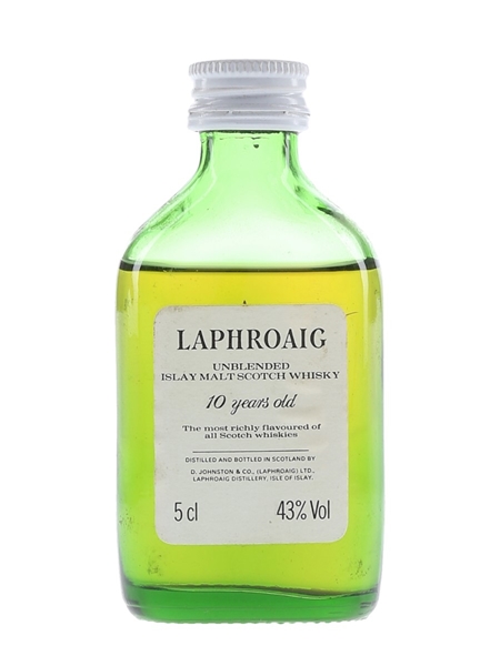 Laphroaig 10 Year Old Bottled 1980s 5cl / 43%