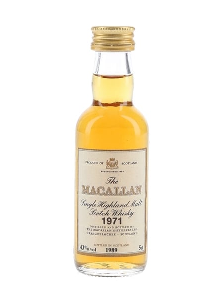 Macallan 1971 Bottled 1989 5cl / 43%