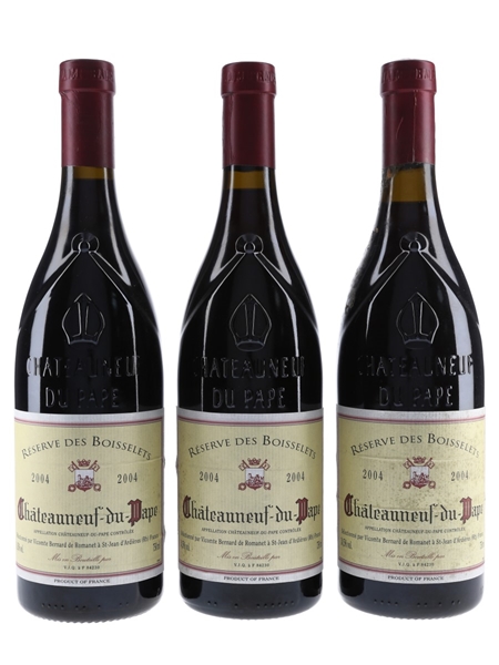 Reserve Des Boisselets 2004 Chateauneuf Du Pape 3 x 75cl / 14.5%