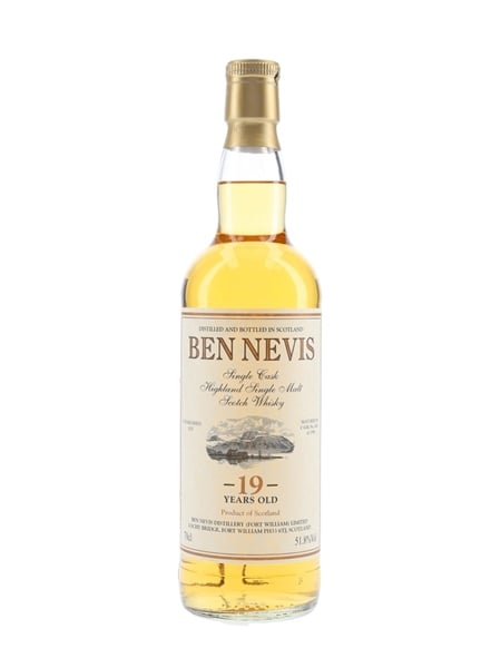 Ben Nevis 1996 19 Year Old Cask 1424 Bottled 2016 - Private Cask Bottling 70cl / 51.8%