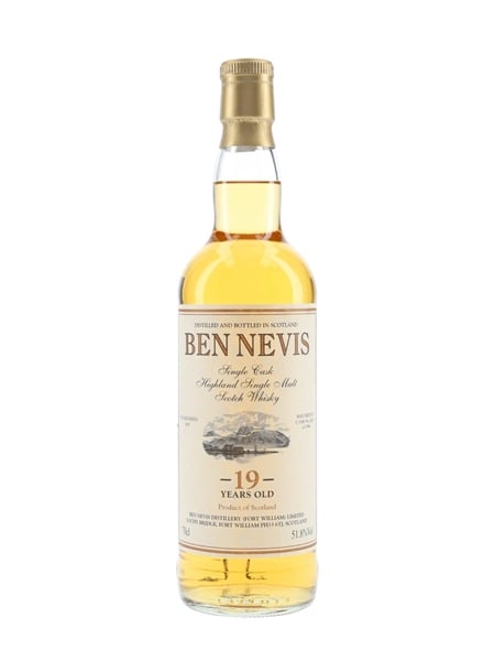 Ben Nevis 1996 19 Year Old Cask 1424 Bottled 2016 - Private Cask Bottling 70cl / 51.8%