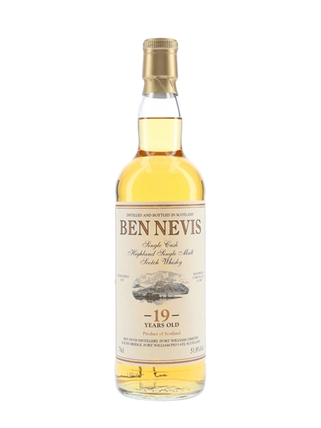 Ben Nevis 1996 19 Year Old Cask 1424 Bottled 2016 - Private Cask Bottling 70cl / 51.8%