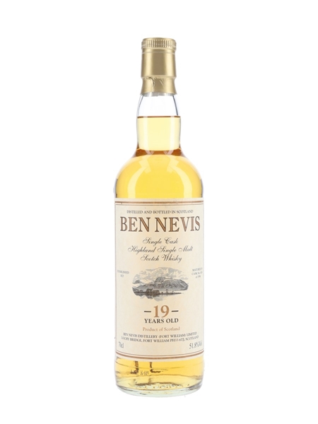 Ben Nevis 1996 19 Year Old Cask 1424 Bottled 2016 - Private Cask Bottling 70cl / 51.8%