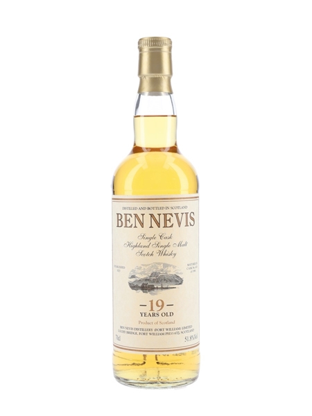 Ben Nevis 1996 19 Year Old Cask 1424 Bottled 2016 - Private Cask Bottling 70cl / 51.8%