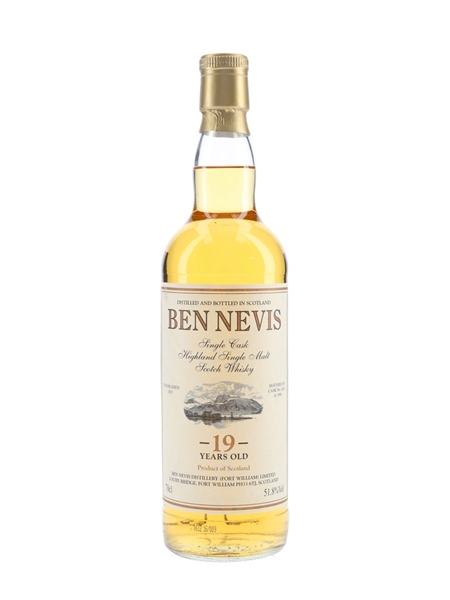 Ben Nevis 1996 19 Year Old Cask 1424 Bottled 2016 - Private Cask Bottling 70cl / 51.8%