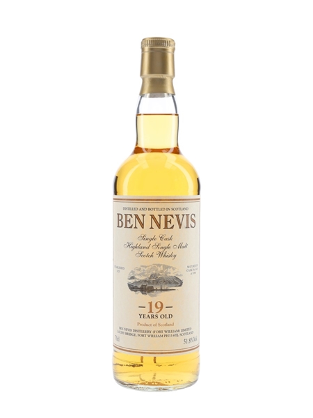 Ben Nevis 1996 19 Year Old Cask 1424 Bottled 2016 - Private Cask Bottling 70cl / 51.8%