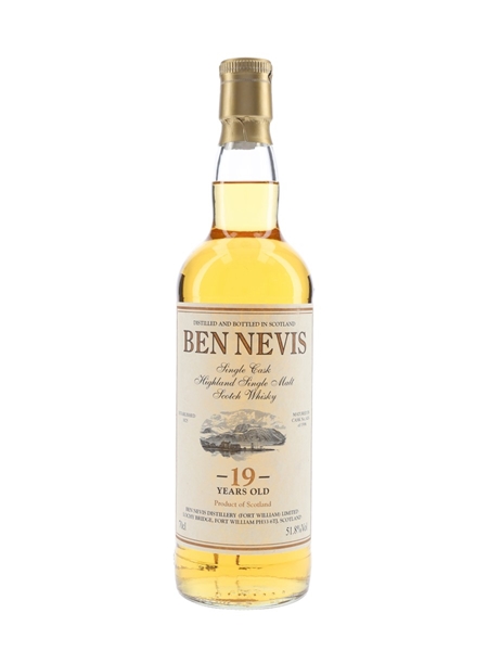 Ben Nevis 1996 19 Year Old Cask 1424 Bottled 2016 - Private Cask Bottling 70cl / 51.8%