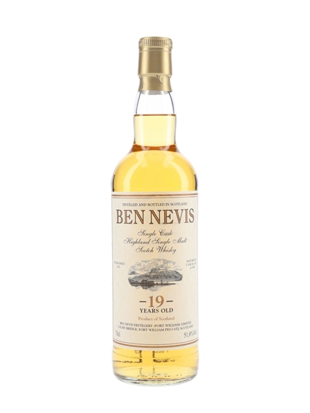 Ben Nevis 1996 19 Year Old Cask 1424 Bottled 2016 - Private Cask Bottling 70cl / 51.8%