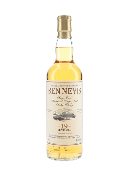 Ben Nevis 1996 19 Year Old Cask 1424 Bottled 2016 - Private Cask Bottling 70cl / 51.8%