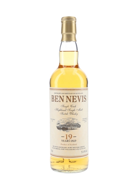 Ben Nevis 1996 19 Year Old Cask 1424 Bottled 2016 - Private Cask Bottling 70cl / 51.8%