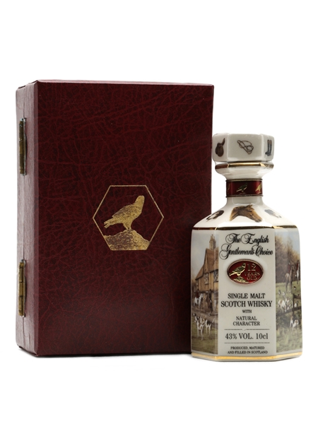 Tomatin 12 Years Old - The English Gentleman Choice Fox Hunting Decanter Miniature / 43%