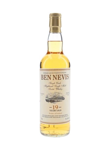 Ben Nevis 1996 19 Year Old Cask 1424 Bottled 2016 - Private Cask Bottling 70cl / 51.8%