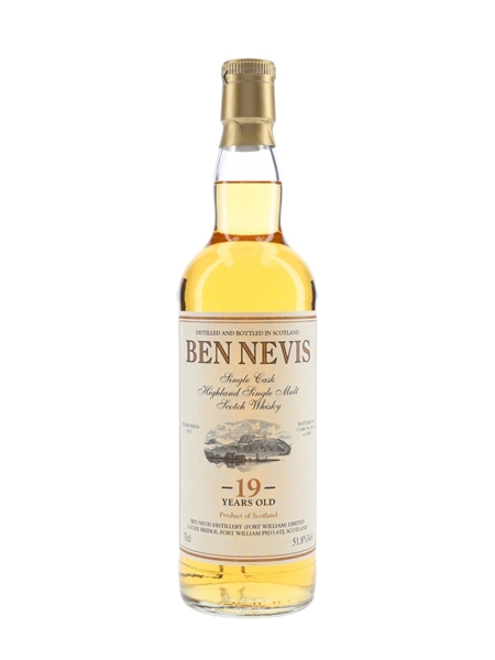 Ben Nevis 1996 19 Year Old Cask 1424 Bottled 2016 - Private Cask Bottling 70cl / 51.8%