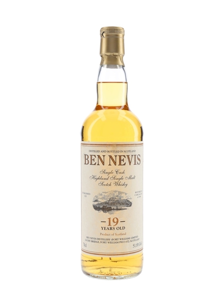 Ben Nevis 1996 19 Year Old Cask 1424 Bottled 2016 - Private Cask Bottling 70cl / 51.8%