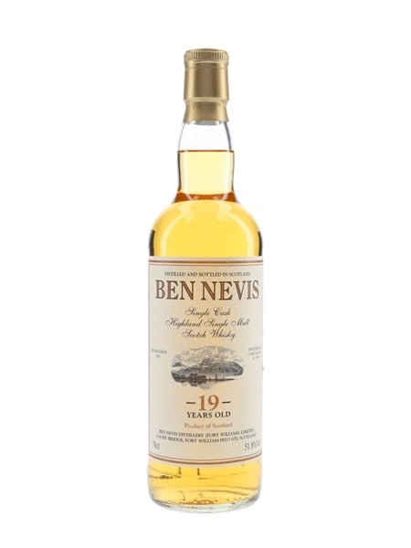 Ben Nevis 1996 19 Year Old Cask 1424 Bottled 2016 - Private Cask Bottling 70cl / 51.8%