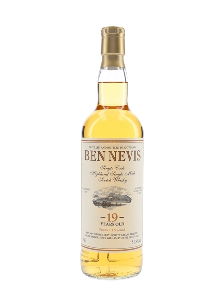 Ben Nevis 1996 19 Year Old Cask 1424 Bottled 2016 - Private Cask Bottling 70cl / 51.8%