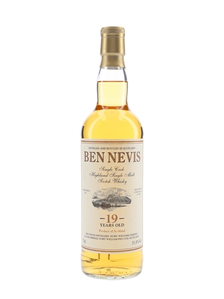 Ben Nevis 1996 19 Year Old Cask 1424 Bottled 2016 - Private Cask Bottling 70cl / 51.8%