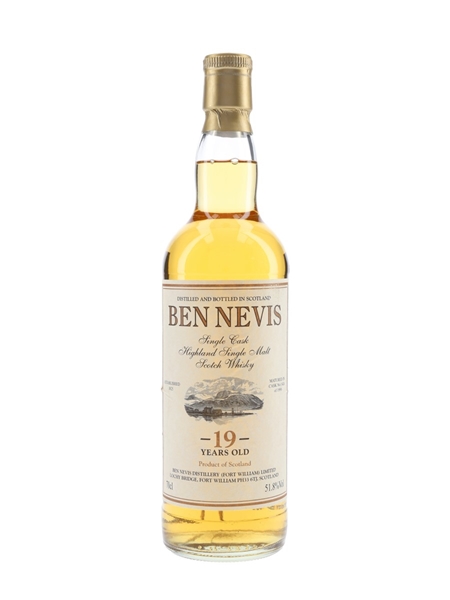 Ben Nevis 1996 19 Year Old Cask 1424 Bottled 2016 - Private Cask Bottling 70cl / 51.8%