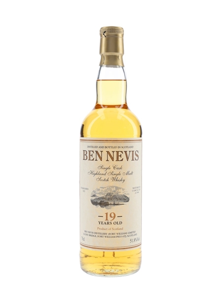 Ben Nevis 1996 19 Year Old Cask 1424 Bottled 2016 - Private Cask Bottling 70cl / 51.8%