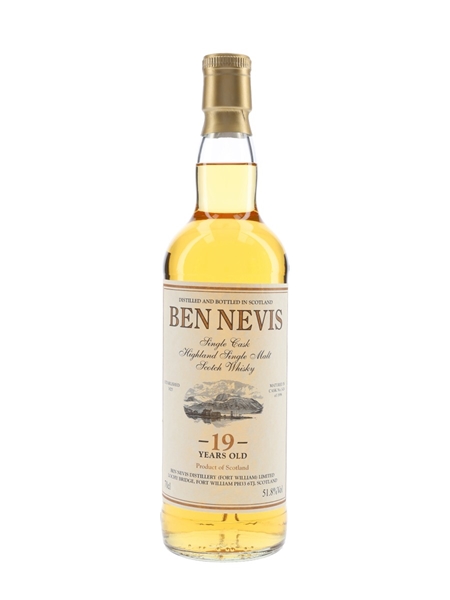 Ben Nevis 1996 19 Year Old Cask 1424 Bottled 2016 - Private Cask Bottling 70cl / 51.8%