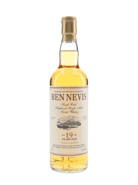 Ben Nevis 1996 19 Year Old Cask 1424 Bottled 2016 - Private Cask Bottling 70cl / 51.8%