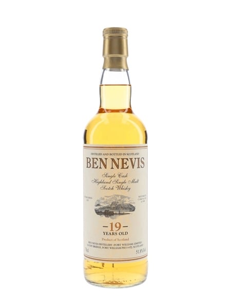 Ben Nevis 1996 19 Year Old Cask 1424 Bottled 2016 - Private Cask Bottling 70cl / 51.8%