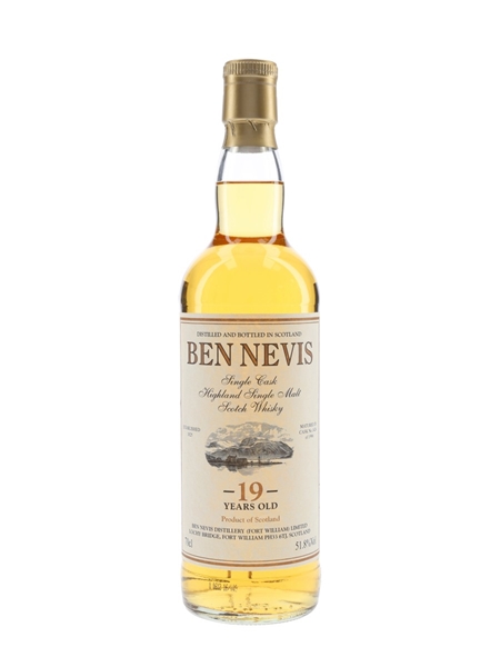 Ben Nevis 1996 19 Year Old Cask 1424 Bottled 2016 - Private Cask Bottling 70cl / 51.8%