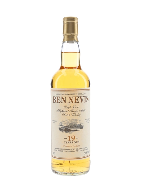 Ben Nevis 1996 19 Year Old Cask 1424 Bottled 2016 - Private Cask Bottling 70cl / 51.8%