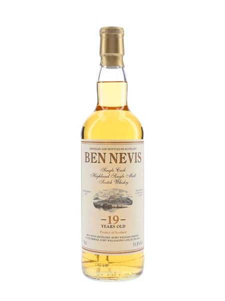 Ben Nevis 1996 19 Year Old Cask 1424 Bottled 2016 - Private Cask Bottling 70cl / 51.8%