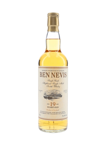 Ben Nevis 1996 19 Year Old Cask 1424 Bottled 2016 - Private Cask Bottling 70cl / 51.8%