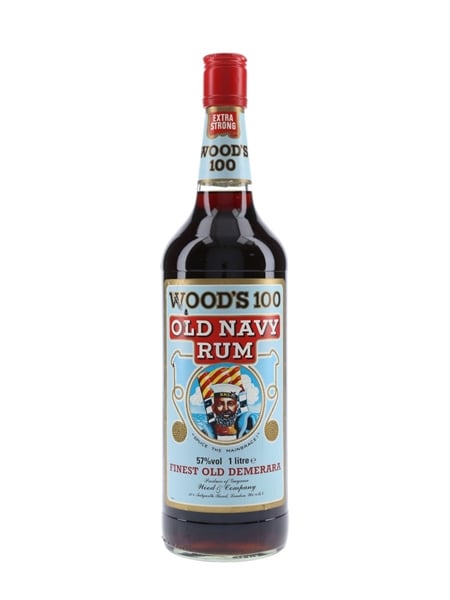 Wood's 100 Old Navy Rum Bottled 1980s 100cl / 57%