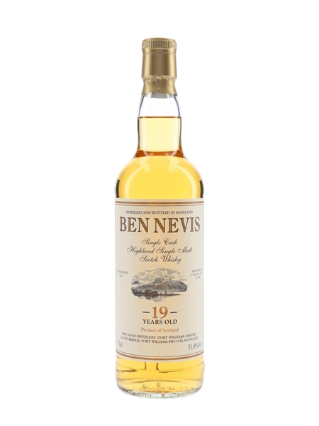 Ben Nevis 1996 19 Year Old Cask 1424 Bottled 2016 - Private Cask Bottling 70cl / 51.8%