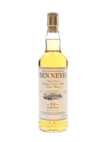 Ben Nevis 1996 19 Year Old Cask 1424 Bottled 2016 - Private Cask Bottling 70cl / 51.8%